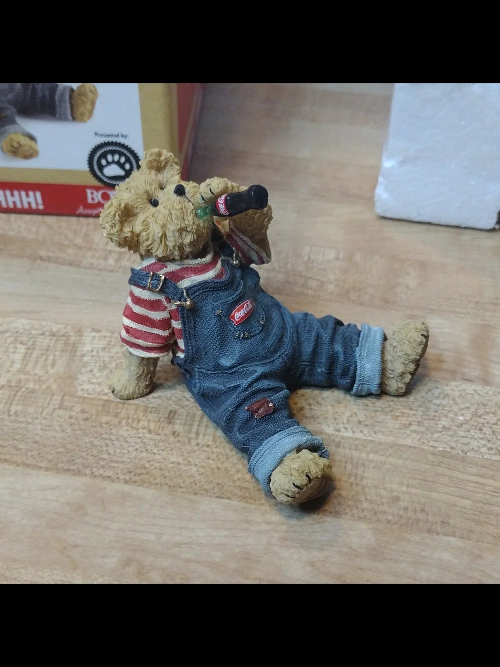 Boyds Bears Coca Cola Billy Ahhh 919904 First Edition 1E Crossover Boxed Mint